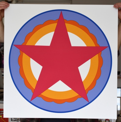 ''Peace Force 2'' screenprint by Mark Perronet